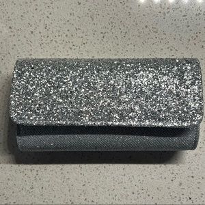 Silver Glitter Purse